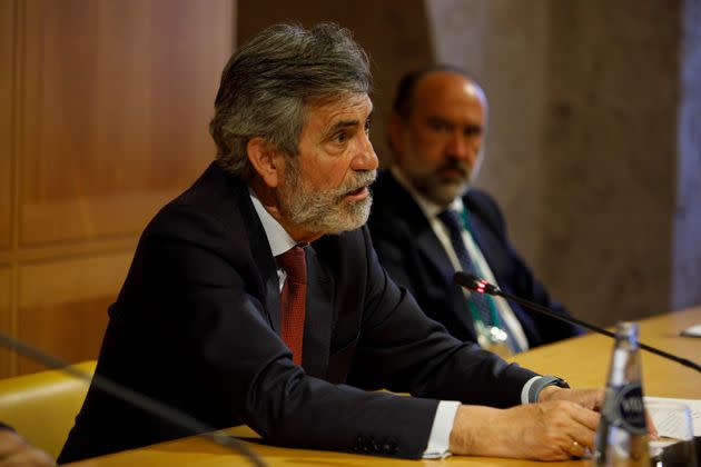 Foto de archivo del presidente del CGPJ, Carlos Lesmes. (Photo: Europa Press News via Getty Images)