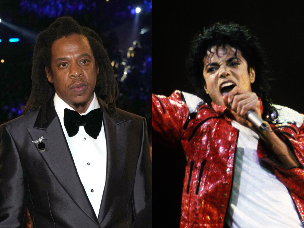 JAY-Z and Michael Jackson