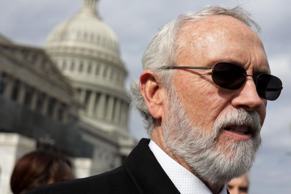 U.S. Rep. Dan Newhouse (R-WA) speaks during a news conference in front of the U.S. Capitol on February 13, 2019, in Washington, DC.