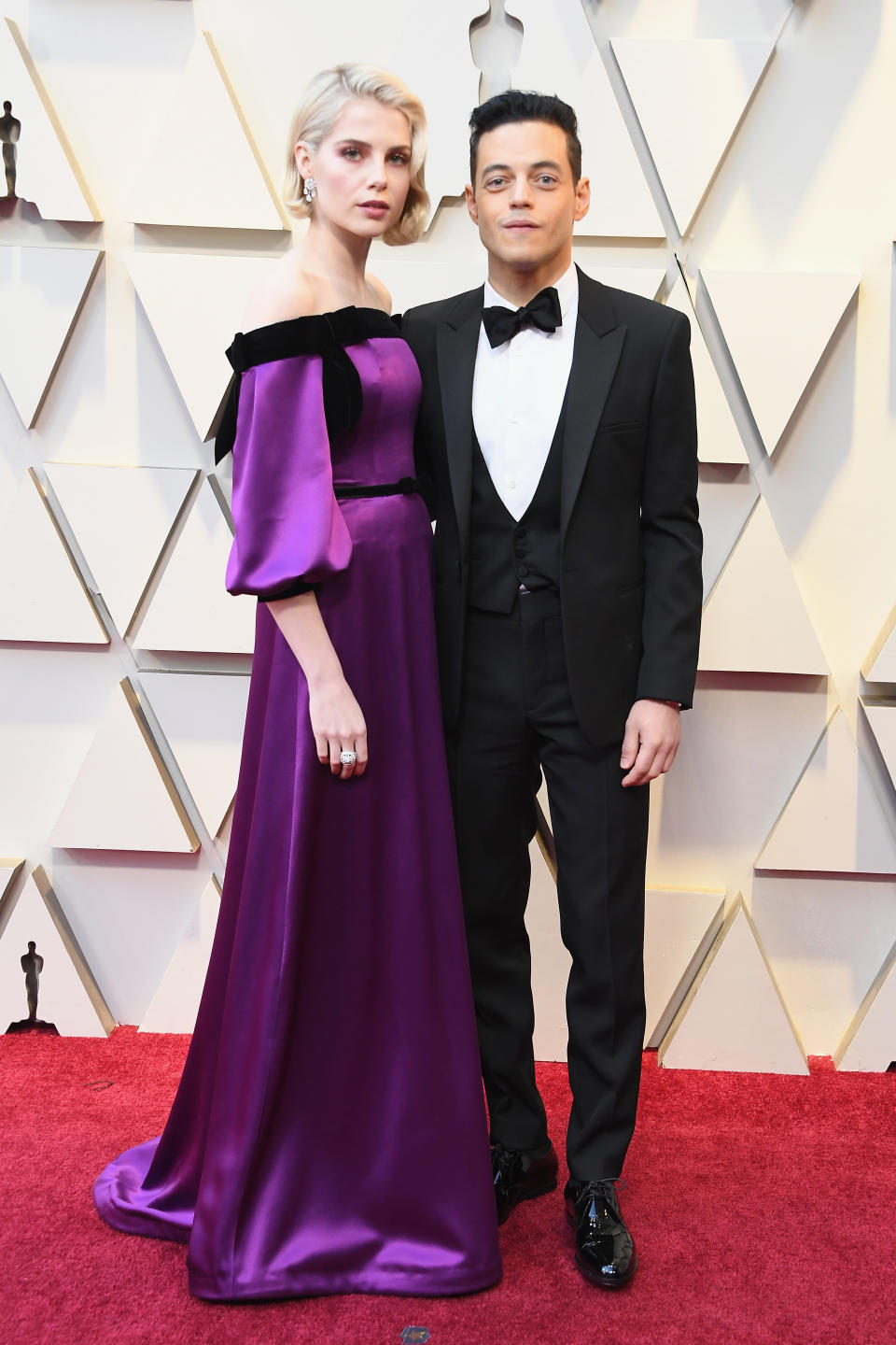 Rami Malek and Lucy Boynton