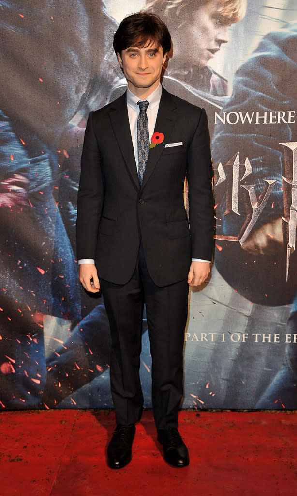 Harry Potter and the Deathly Hallows pt 1 UK premiere 2010 Daniel Radcliffe