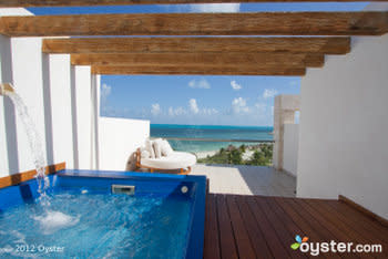 Excellence Club Two-Story Rooftop Terrace Suite Oceanfront at the Excellence Playa Mujeres; Playa Mujeres, Cancun, Mexico