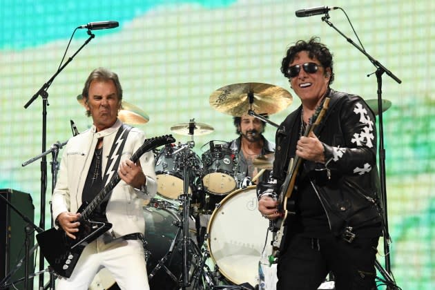 Jonathan Cain and Neal Schon of Journey - Credit: Kevin Mazur/Getty Images for iHeartMedia