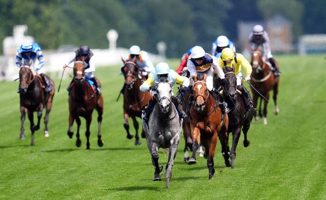 A race under way at Ascot