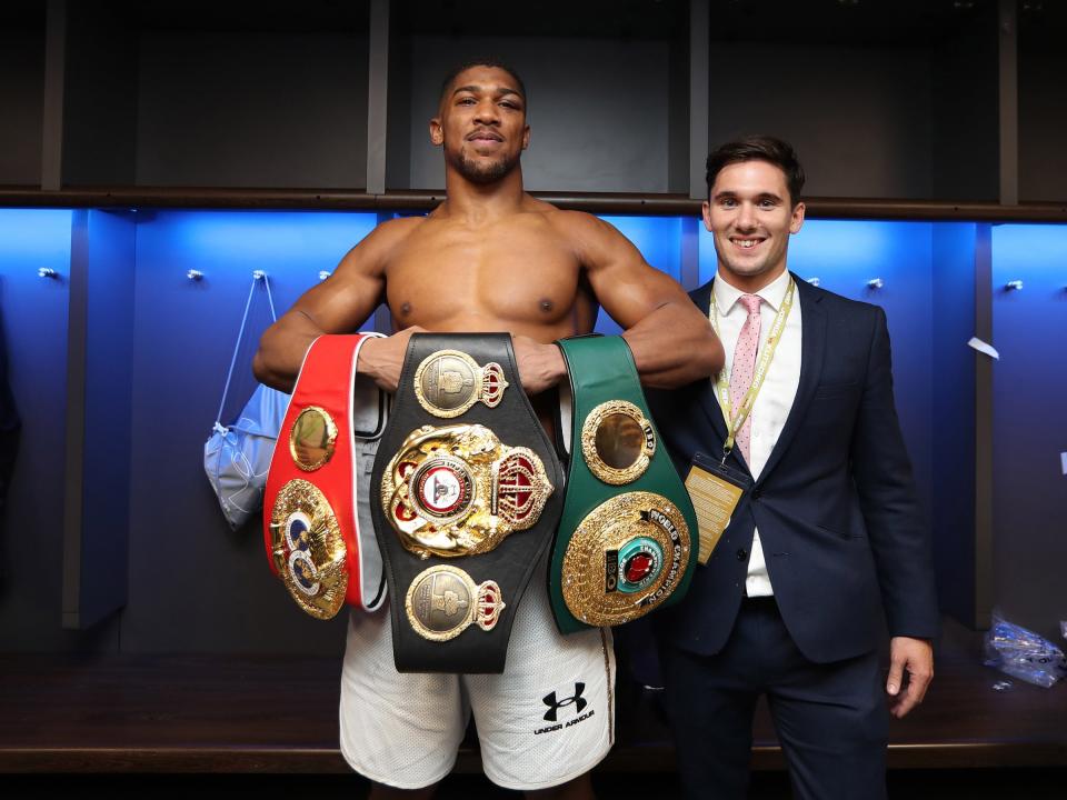 Anthony Joshua and Freddie Cunningham