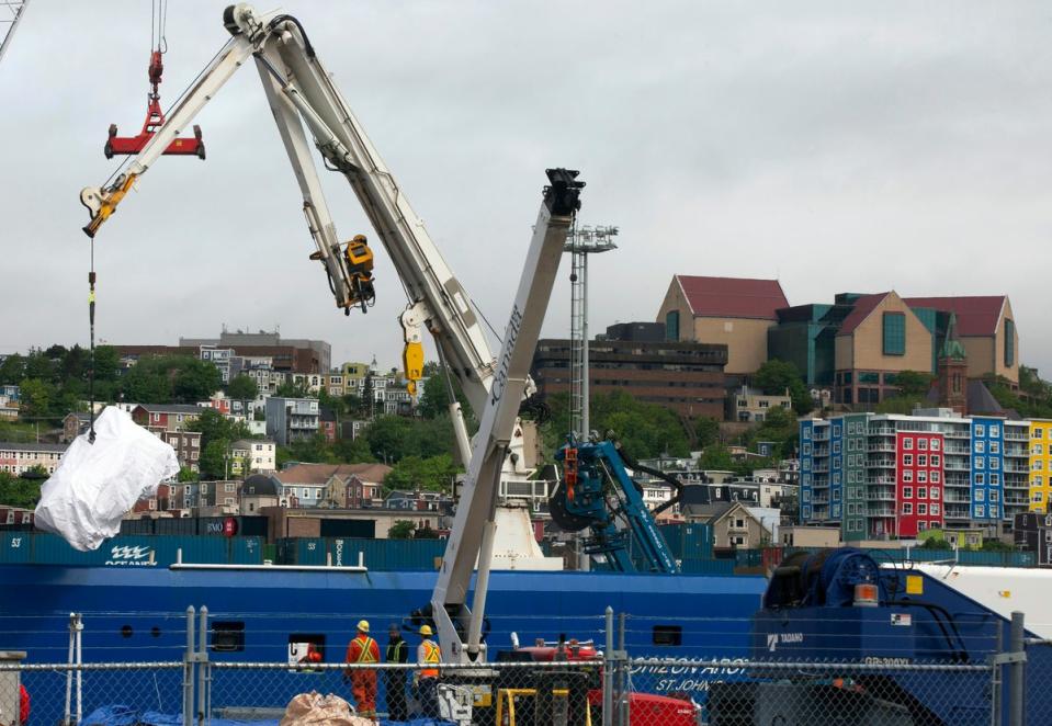 El sumergible perdió el contacto con su nave nodriza Polar Prince apenas una hora y 45 minutos después de descender a los restos del Titanic, el 18 de junio (AP)