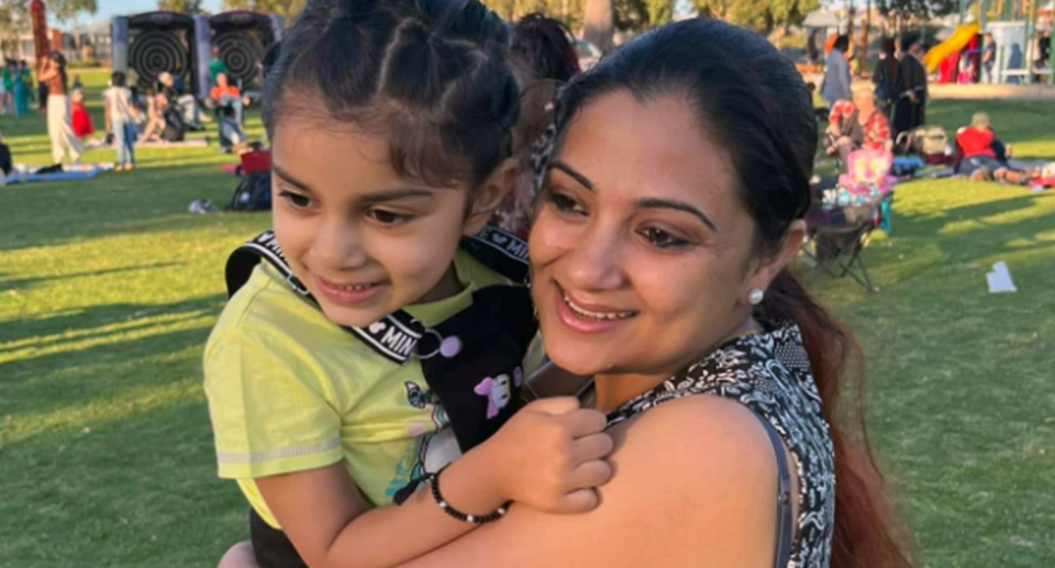 Perth mother Navi and her young daughter are facing deportation. Source: Facebook. 