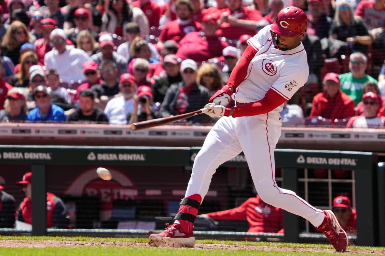 Cincinnati Reds outfielder Will Benson has struck out 40% of the time in 2024.