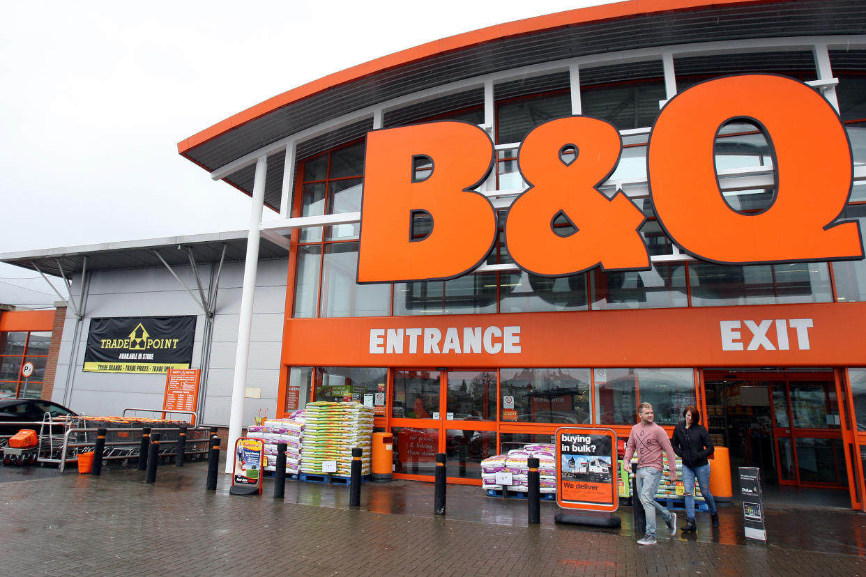 DIY chain B&Q is owned by Kingfisher: PA