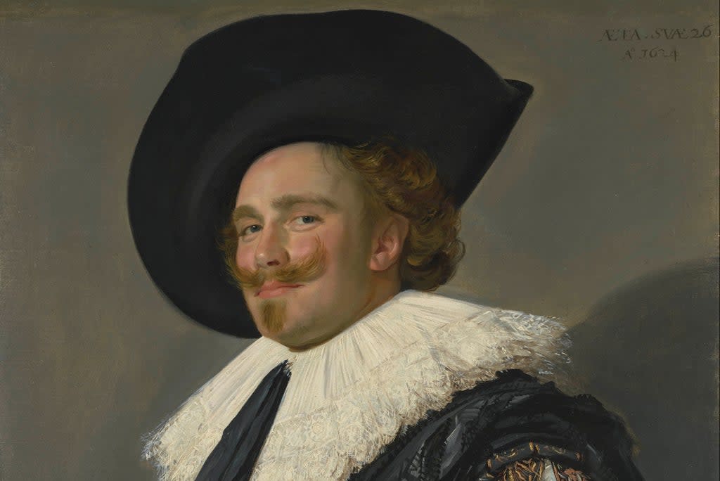 Detail from The Laughing Cavalier  ( Trustees of the Wallace Collection, London)