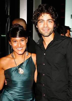 Q'Orianka Kilcher and Adrian Grenier at the Los Angeles premiere of Warner Independent Pictures' The 11th Hour
