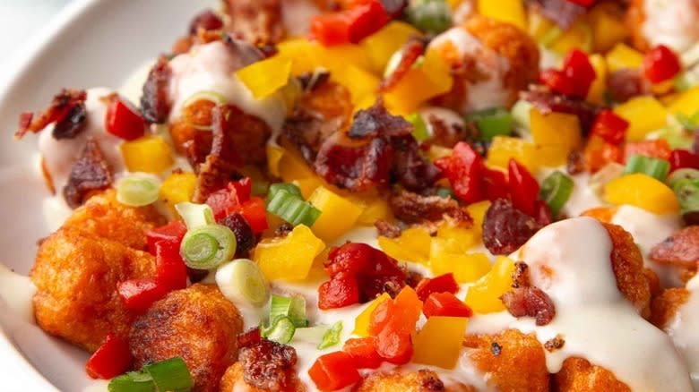 cheesy sweet potato tots