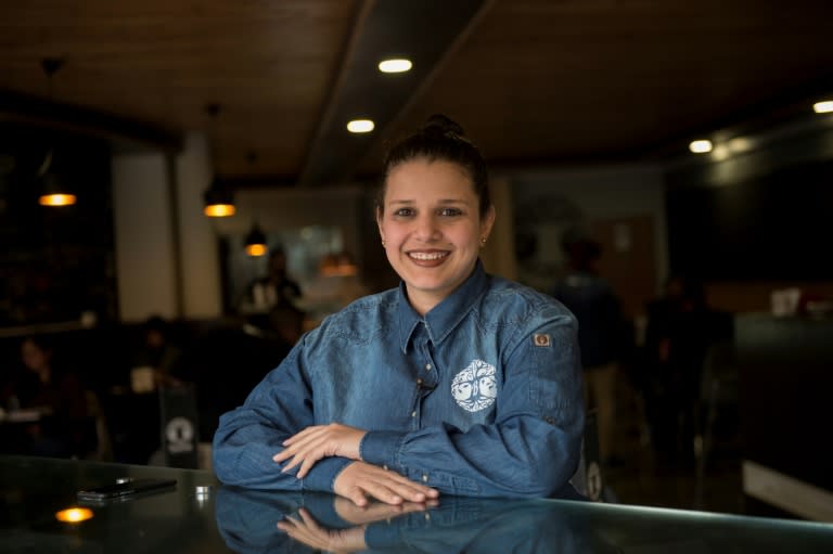 Matilde Carruyo is manager of a Venezuelan restaurant in Santiago
