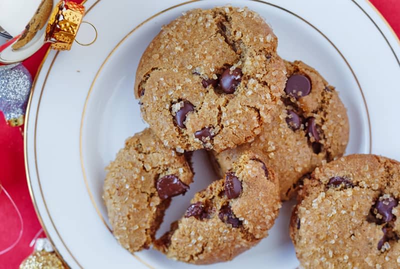 Gingerbread Chocolate Chip Cookies