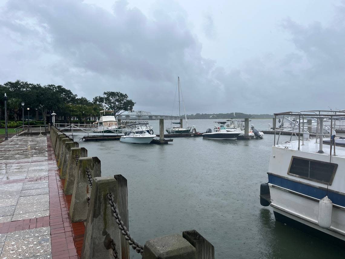 A view of Henry C. Chambers Waterfront Park in Downtown Beaufort, South Carolina, on Monday, Aug. 5, 2024