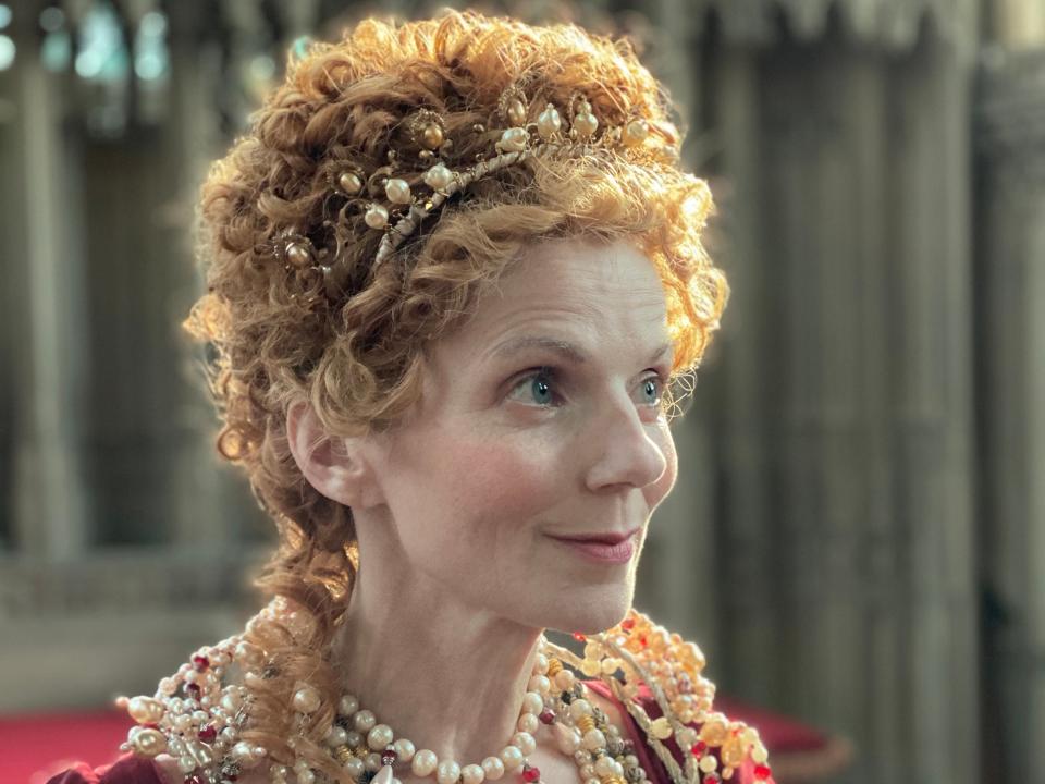 <p>Geri Halliwell as Queen Elizabeth I in her YouTube series ‘Rainbow Woman’</p> (PR)