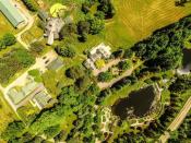 <p>The 200 acres that are part of the property also include well-manicured gardens, and private lakes. (Listing via <span>Re/Max</span>) </p>