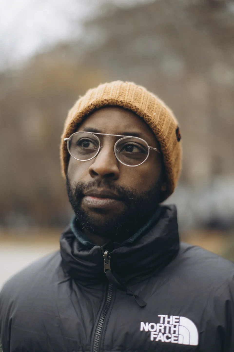 Lester Sykes, who said New Yorkers are hyperaware of their health right now, in Brooklyn, Dec. 15, 2022.  (Ahmed Gaber/The New York Times)