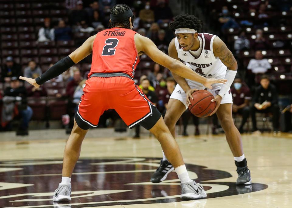 Ja'Monta Black, of Missouri State, during the Bears game against Illinois State at JQH Arena on Wednesday, Jan. 19, 2022.