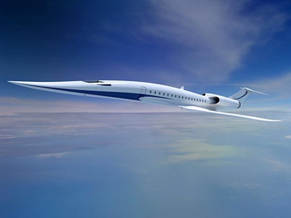 Concept image of the JAXA jet.