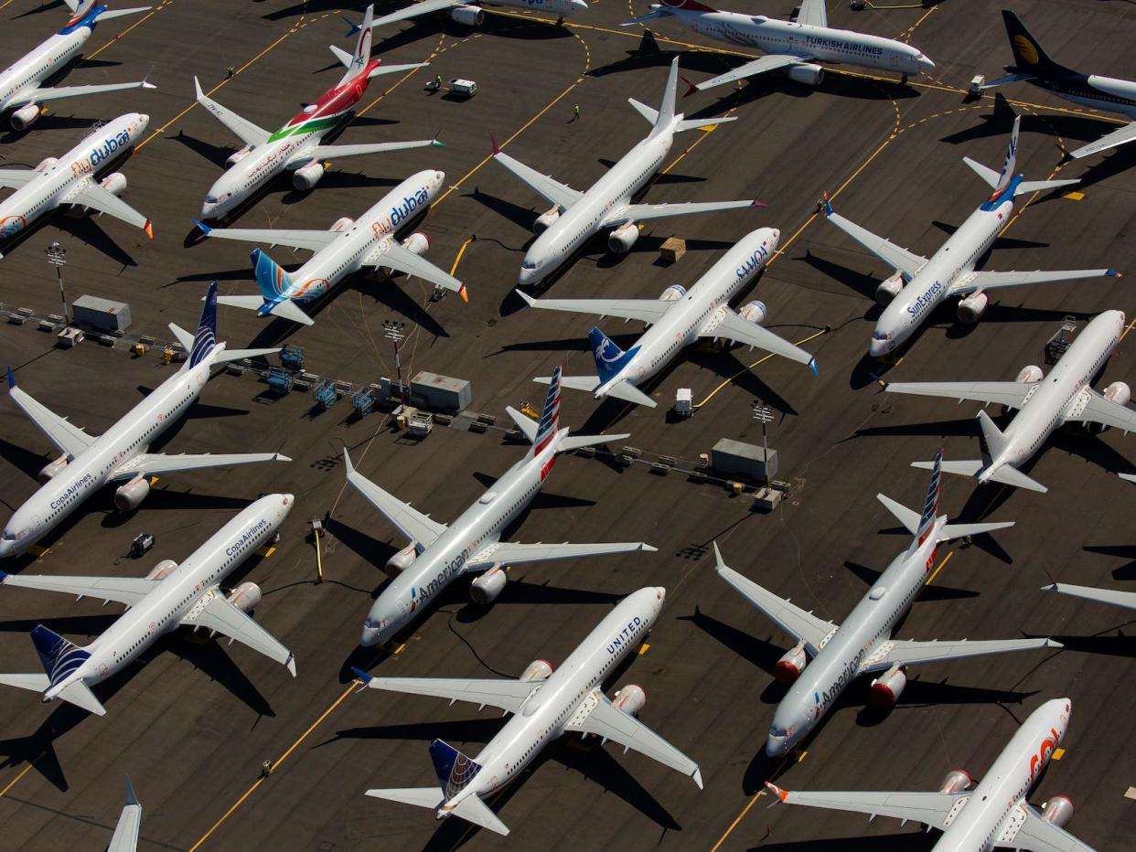 Boeing 737 Max planes