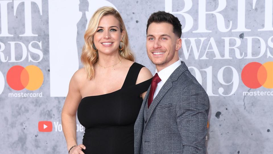 Gorka Marquez and Gemma Atkinson BRIT Awards