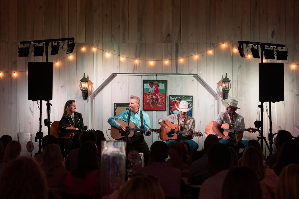 Performers included Rory Feek, Wynn Varble, Clint Daniels and Jenny Yates at the fundraiser for the Miracle League ballpark and playground.