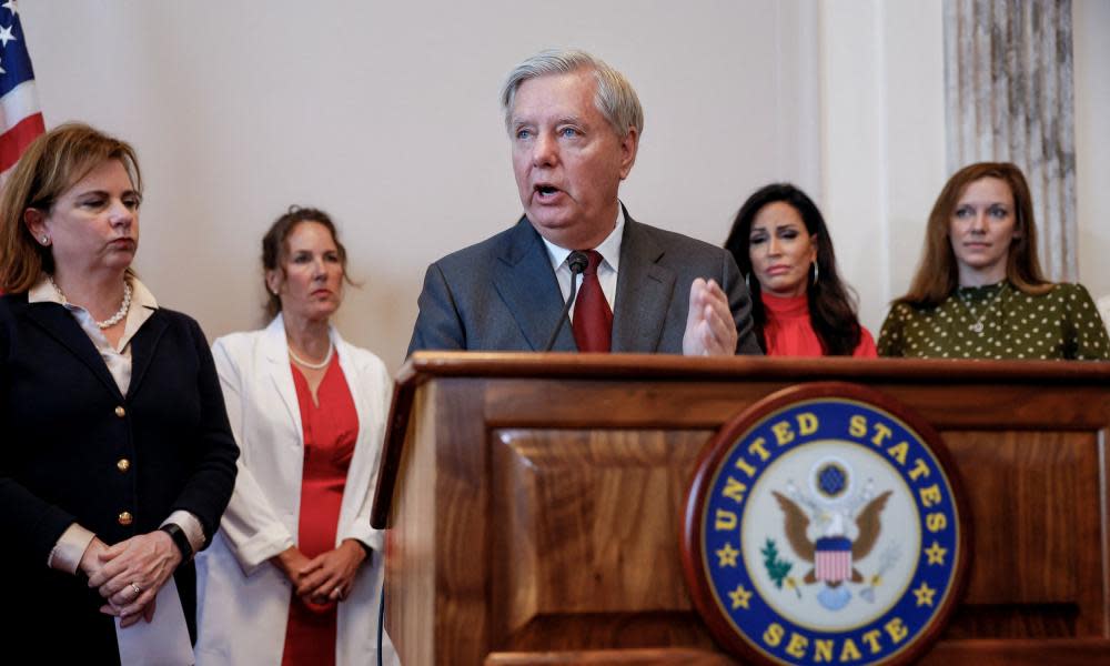 <span>Photograph: Evelyn Hockstein/Reuters</span>