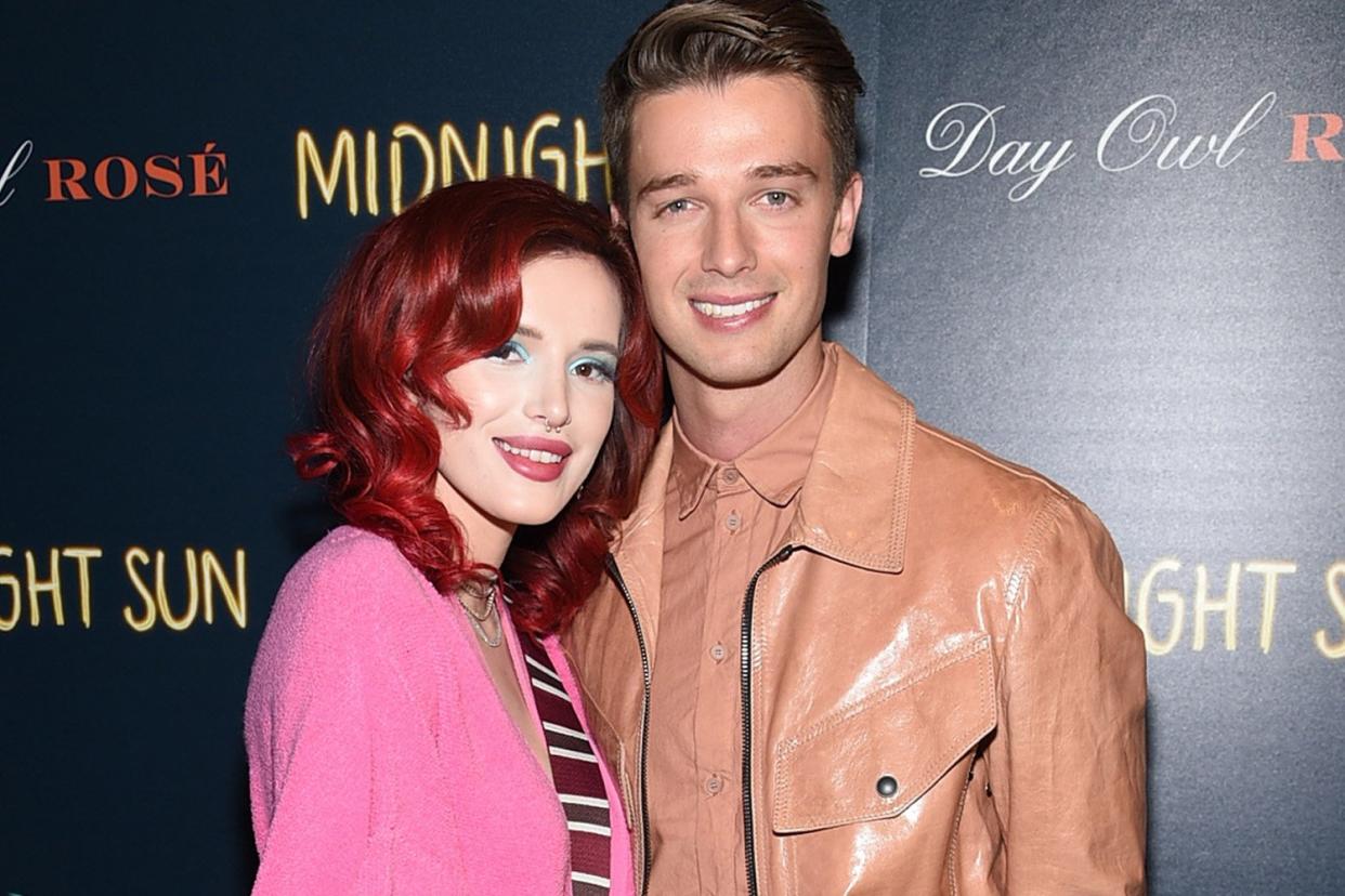 Chemistry: Bella Thorne helped Patrick Schwarzenegger on Midnight Sun set: Dimitrios Kambouris/Getty Images