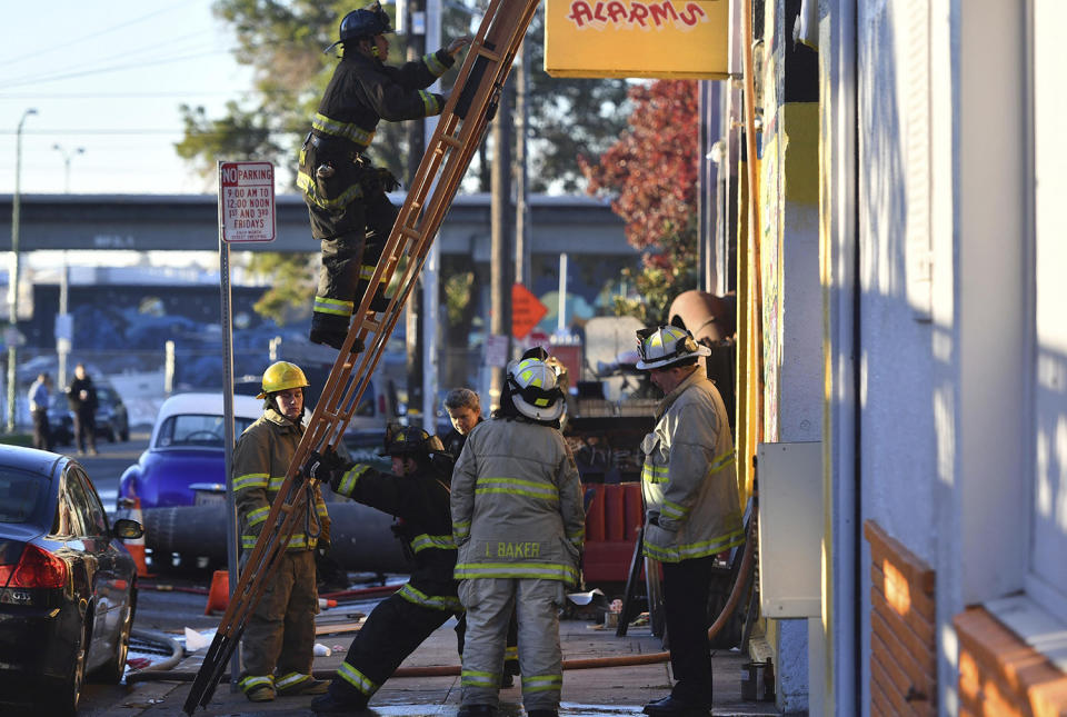 Fatal warehouse fire in Oakland