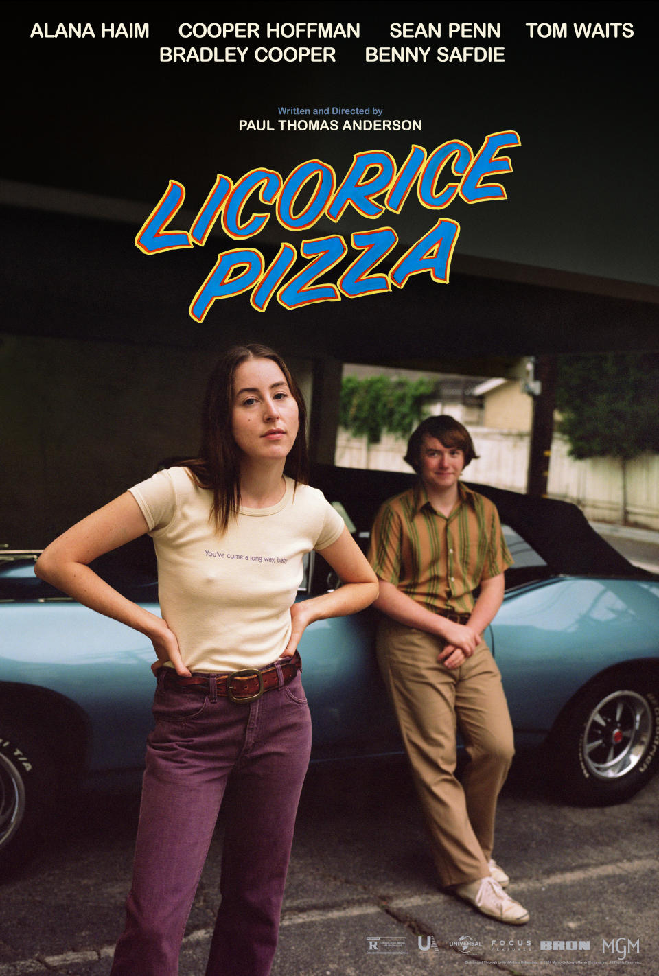 Alana Haim and Cooper Hoffman in “Licorice Pizza.”
