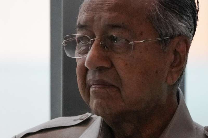 馬來西亞前任總理馬哈地（Mahathir Mohamad）（AP）