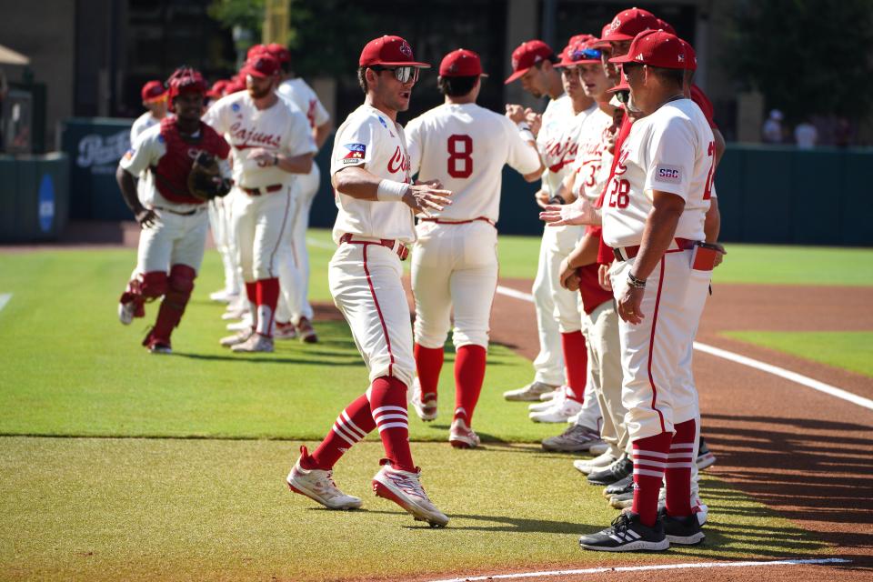 Louisiana baseball pulls off upset, eliminates Texas in College Station ...