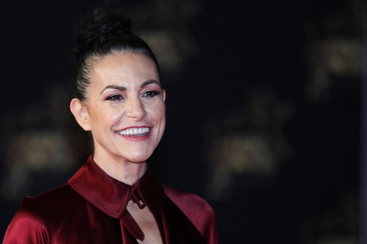 Belgian and Portuguese singer  Vanda Maria Ribeiro Furtado Tavares de Vasconcelos aka Lio poses on the red carpet upon her arrival to attend the 20th NRJ Music Awards ceremony at the Palais des Festivals, in Cannes, southeastern France, on November 10, 2018. (Photo by Valery HACHE / AFP)        (Photo credit should read VALERY HACHE/AFP via Getty Images)