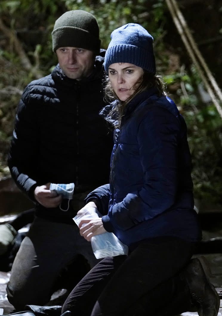 Matthew Rhys as Philip Jennings and Keri Russell as Elizabeth Jennings (Credit: Patrick Harbron/FX)