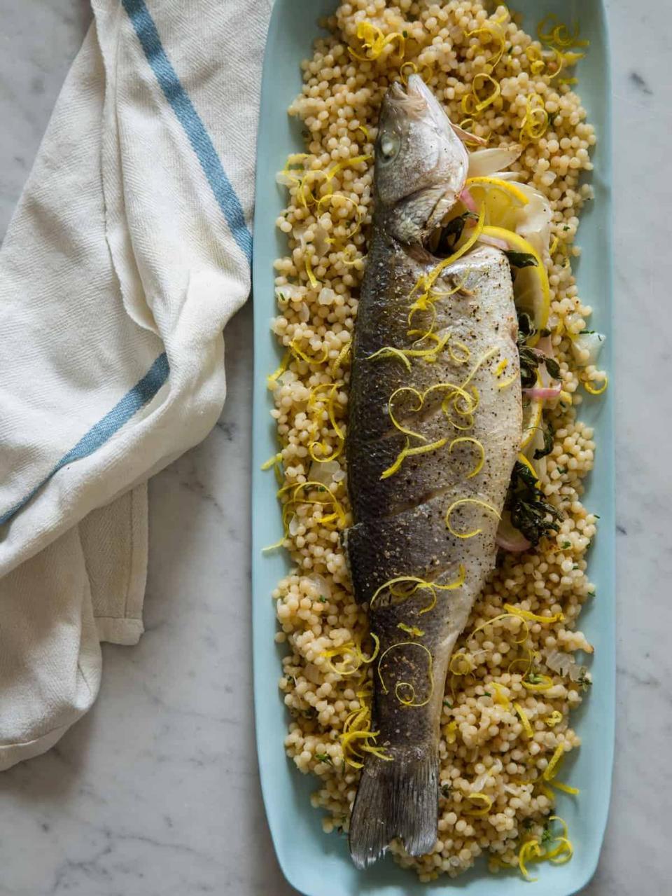 Oven Roasted Branzino