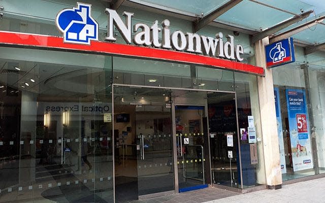 Nationwide's mortgage lending fell by a third to £5.8bn, down from £8.8bn - © Kathy deWitt / Alamy