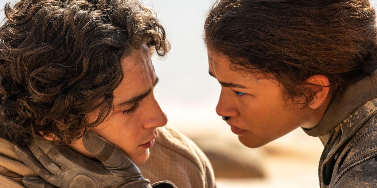 timothee chalamet, zendaya, dune part two