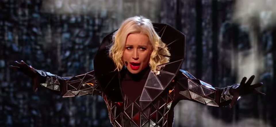 Denise van Outen was Fox on The Masked Singer. (ITV)