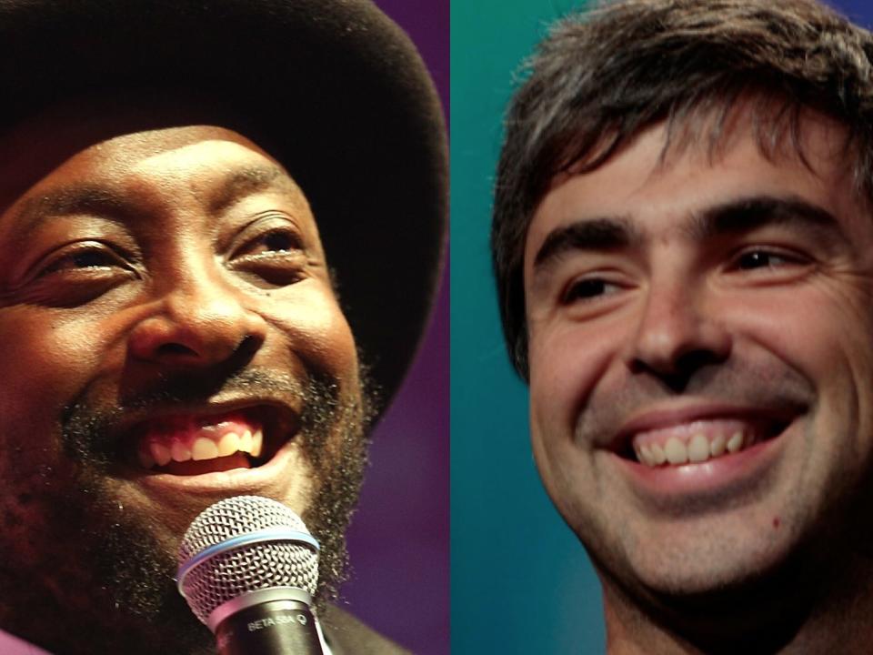 Will.i.am and Larry Page