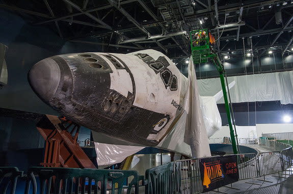 space shuttle atlantis display