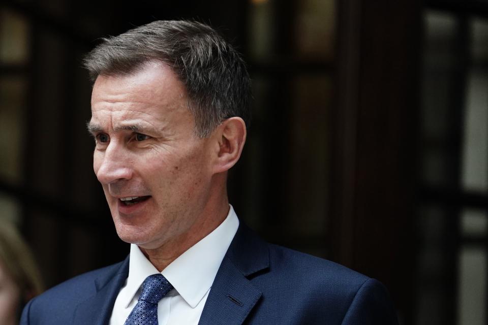 Chancellor Jeremy Hunt will deliver his autumn statement next week (Jordan Pettitt/PA) (PA Wire)