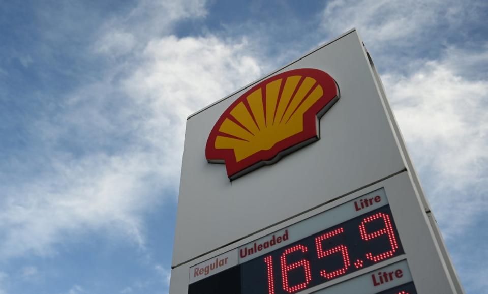 Shell has reported a huge rise in profits as millions struggle with energy bills (EPA)