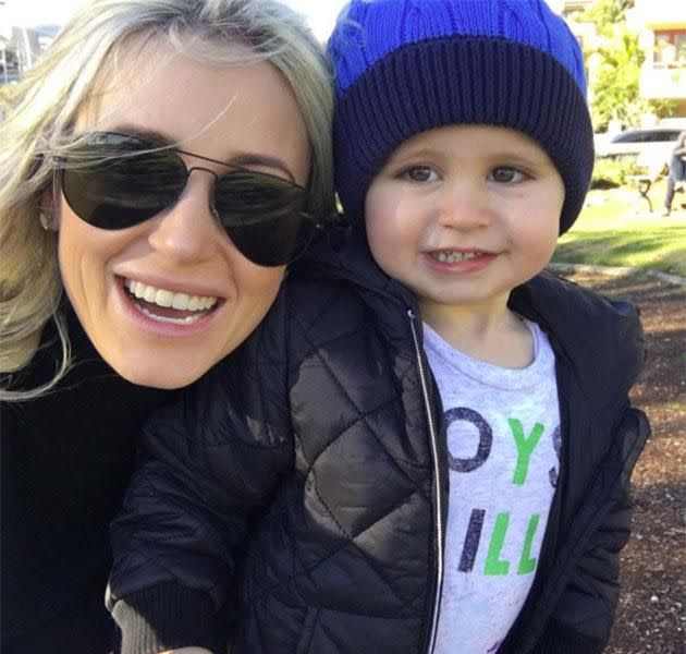 Roxy Jacenko and her son hunter. Source: Instagram