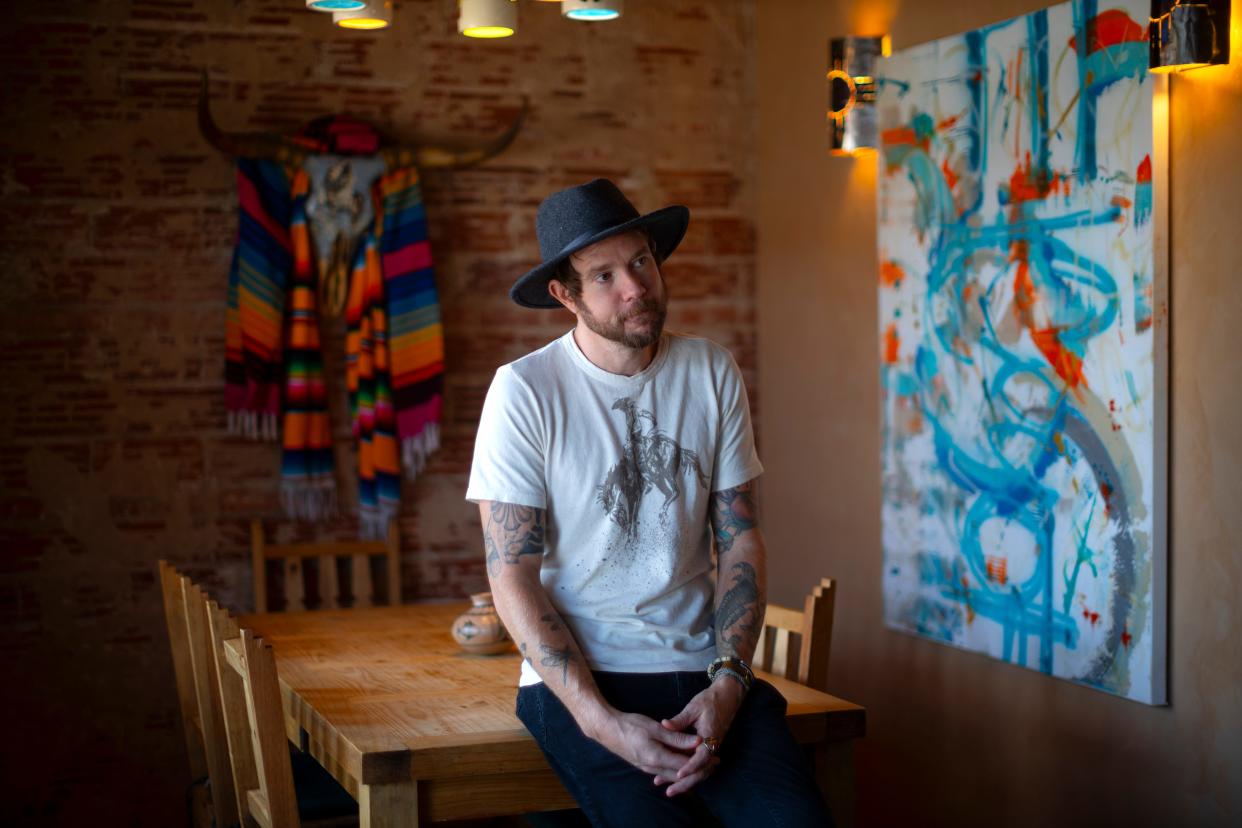Chef Jonathon Stranger talks Sept. 8 about the first anniversary of El Coyote New Mexican Bar & Cantina in Oklahoma City.