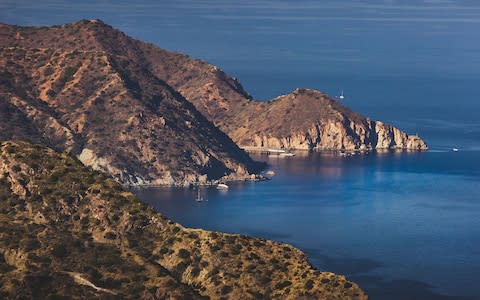 The rugged coastline of Catalina Island - Credit: GETTY