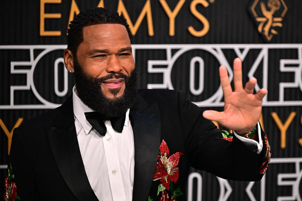 Anthony Anderson at the 75th Primetime Emmy Awards held at the Peacock Theater on Jan. 15, 2024, in Los Angeles, California. / Credit: FREDERIC J. BROWN/AFP via Getty Images