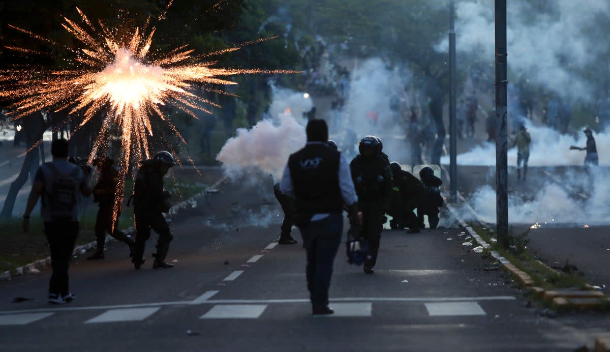 BOLIVIA-LÍDER OPOSITOR (AP)