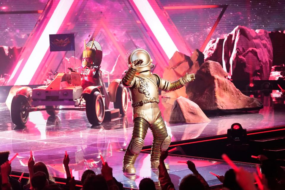 Astronaut is looking to be a "Masked Singer" star.