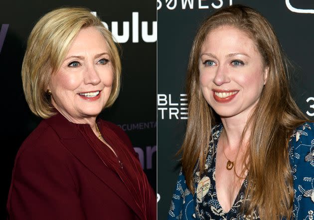  The Clintons will interview the likes of Kim Kardashian, Megan Thee Stallion and Gloria Steinem for a streaming series that debuts in two months. (Photos by Evan Agostini, left, and Charles Sykes/Invision/AP) (Photo: via Associated Press)